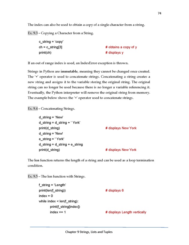 Python Programming: Basics to Advanced Concepts Advanced Programming Workshop - Page 74